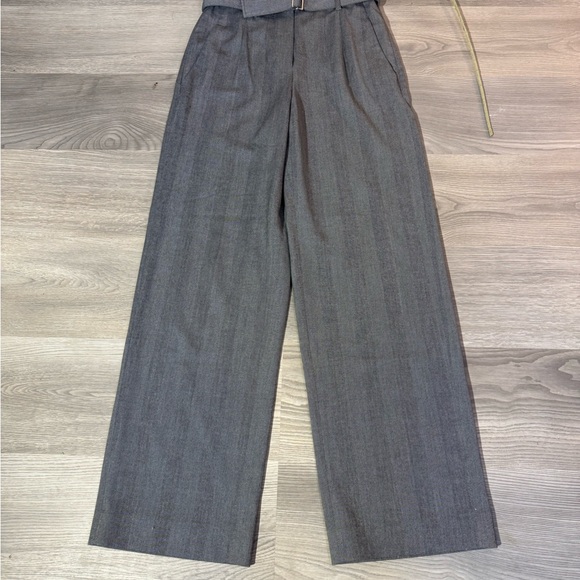 ARITIZA Babaton Power Pants High Waisted Belt Wide leg Pockets Size 6 - Picture 2 of 13